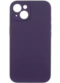 Чехол Silicone Case Full Camera Protective (AA) NO LOGO для Apple iPhone 13 (6.1"), Фиолетовый / Elderberry