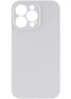 Чехол Silicone Case Full Camera Protective (AA) NO LOGO для Apple iPhone 13 Pro (6.1"), Белый / White