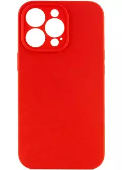Чехол Silicone Case Full Camera Protective (AA) NO LOGO для Apple iPhone 13 Pro (6.1"), Красный / Red