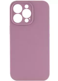 Чехол Silicone Case Full Camera Protective (AA) NO LOGO для Apple iPhone 13 Pro (6.1"), Лиловый / Lilac Pride