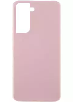 Чехол Silicone Cover Lakshmi (AAA) для Samsung Galaxy S21 FE, Розовый / Pink Sand