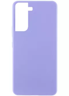 Чехол Silicone Cover Lakshmi (AAA) для Samsung Galaxy S21 FE, Сиреневый / Dasheen