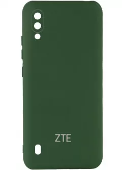 Чехол Silicone Cover My Color Full Camera (A) для ZTE Blade A5 (2020), Зеленый / Dark green