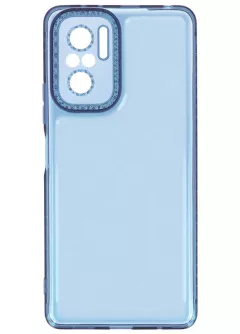 Чехол TPU Starfall Clear для Xiaomi Redmi Note 10 / Note 10s, Голубой