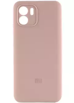 Чехол Silicone Cover Full Camera (AA) для Xiaomi Redmi A1 / A2, Розовый / Pink Sand