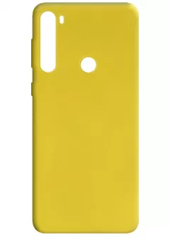 Силиконовый чехол Candy для Xiaomi Redmi Note 8 / Note 8 2021, Желтый