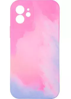 Watercolor Case for iPhone 12 Pink