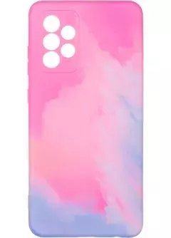 Watercolor Case for Samsung A725 (A72) Pink