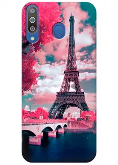 Чехол для Galaxy M30 - Весенний Париж
