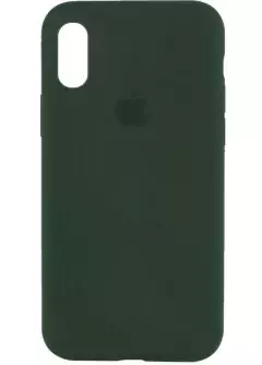 Чехол Silicone Case Full Protective (AA) для Apple iPhone XR (6.1"), Зеленый / Cyprus Green