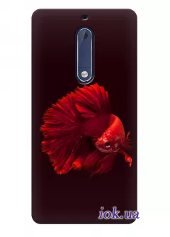 Чехол для Nokia 5 - Красивая рыбка