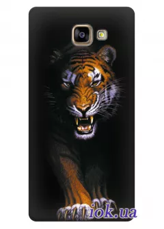 Чехол для Galaxy A9 Pro - Злой тигр