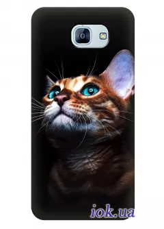 Чехол для Galaxy A8 2016 - Рыжий котик