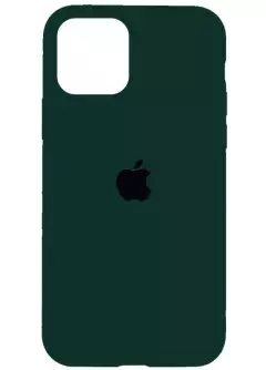 Чехол Silicone Case Full Protective (AA) для Apple iPhone 11 Pro Max (6.5"), Зеленый / Forest green