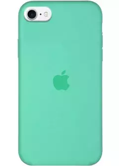 Чехол Silicone Case Full Protective (AA) для Apple iPhone SE (2020), Зеленый / Spearmint