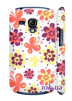 Чехол для Galaxy S3 Mini - Цветочки