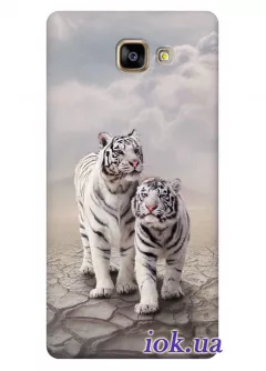 Чехол для Galaxy A9 Pro - Шикарные тигры