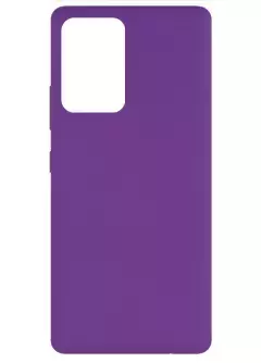 Чехол Silicone Cover Full without Logo (A) для Samsung Galaxy A72 4G / A72 5G, Фиолетовый / Purple
