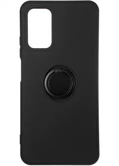 Gelius Ring Holder Case for Samsung A032 (A03 Core) Black