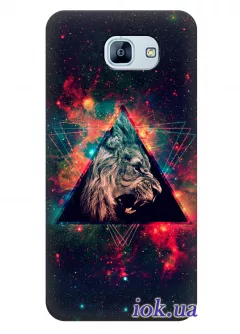 Чехол для Galaxy A8 2016 - Космический лев