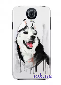 Чехол для Galaxy S4 Black Edition - Весёлая собака