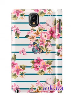Чехол Galaxy Note 3 - Ноты из цветов