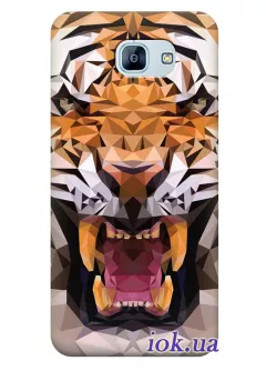 Чехол для Galaxy A8 2016 - Геометрический тигр