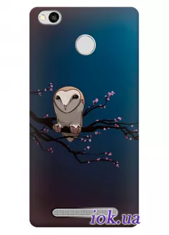 Чехол для Xiaomi Redmi 3S - Сова на ветке