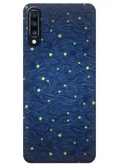 Чехол для Galaxy A70 - Ночь Ван Гога