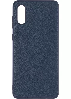 Чехол Leather Case для Samsung A022 (A02) Dark Blue
