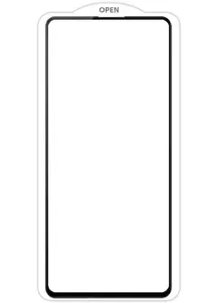 Защитное стекло SKLO 5D (тех.пак) для Samsung Galaxy A11 / M11, Черный / Белая подложка