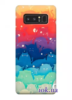 Чехол для Galaxy Note 8 - Multicolored cats