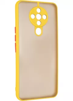Gelius Bumper Mat Case New for Tecno Pop 2F Yellow