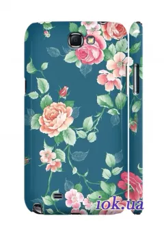 Чехол для Galaxy Note 2 - Нежные цветы