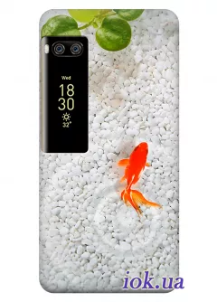 Чехол для Meizu Pro 7 - Золотая рыбка