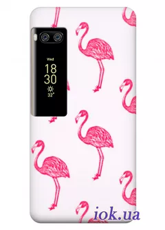 Чехол для Meizu Pro 7 Plus - Экзотические птицы