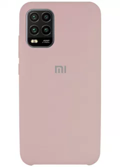 Чехол Silicone Cover (AAA) для Xiaomi Mi 10 Lite, Розовый / Pink Sand