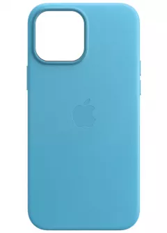 Кожаный чехол Leather Case (AA) для Apple iPhone 13 Pro Max (6.7"), Blue