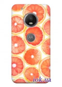 Чехол для Motorola Moto G5 - Grapefruit