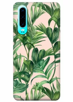 Чехол для Huawei P30 - Пальмовые ветки