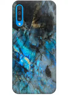 Чехол для Galaxy A50 - Синий мрамор