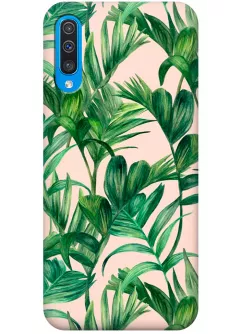 Чехол для Galaxy A50 - Пальмовые ветки
