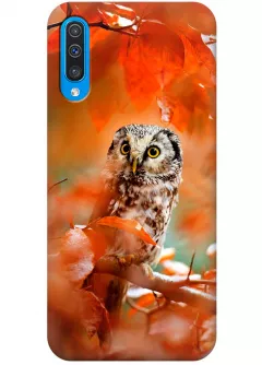 Чехол для Galaxy A50 - Осенняя сова