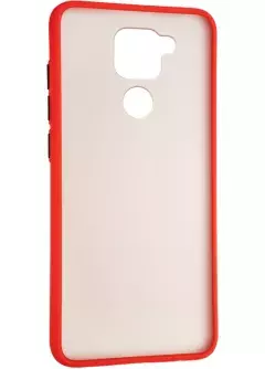 Gelius Bumper Mat Case for Xiaomi Redmi Note 9 Red