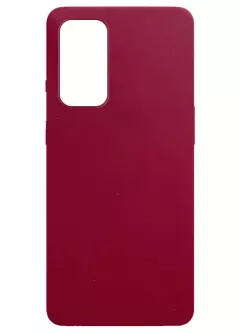 Силиконовый чехол Candy для OnePlus 9, Бордовый