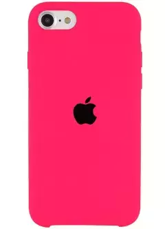 Уценка Чехол Silicone Case (AA) для Apple iPhone SE (2020), Вскрытая упаковка / Розовый / Barbie Pink