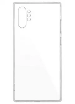 TPU чехол Epic Transparent 1,5mm Full Camera для Samsung Galaxy Note 10 Plus, Бесцветный (прозрачный)