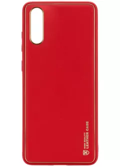 Кожаный чехол Xshield для Samsung Galaxy A50 (A505F) / A50s / A30s, Красный / Red