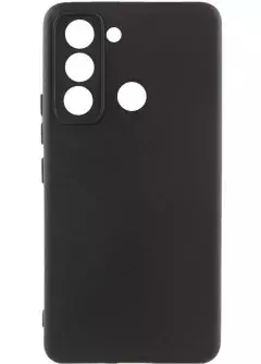 Чехол Silicone Cover Lakshmi Full Camera (A) для TECNO Spark 8C, Черный / Black