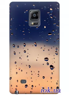 Чехол для Galaxy Note Edge - Капли дождя